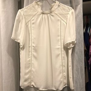 White sheer Express blouse